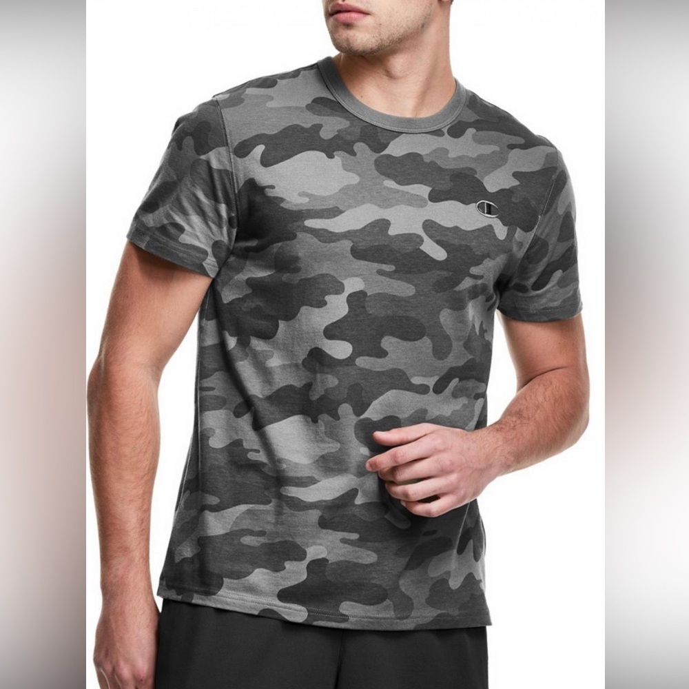 NWT Champion Camo Crew Neck Short Sleeve Tee (L)